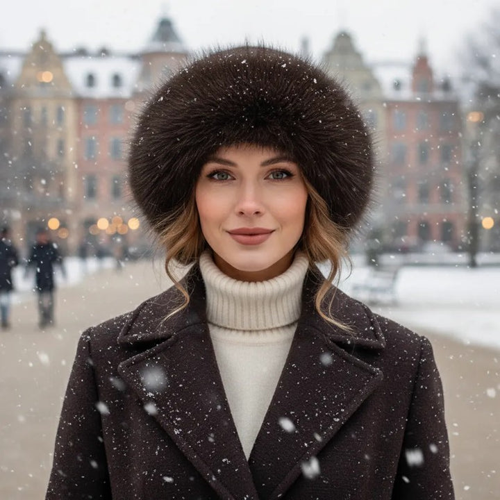 Gorro de invierno para mujer - Silueta redondeada