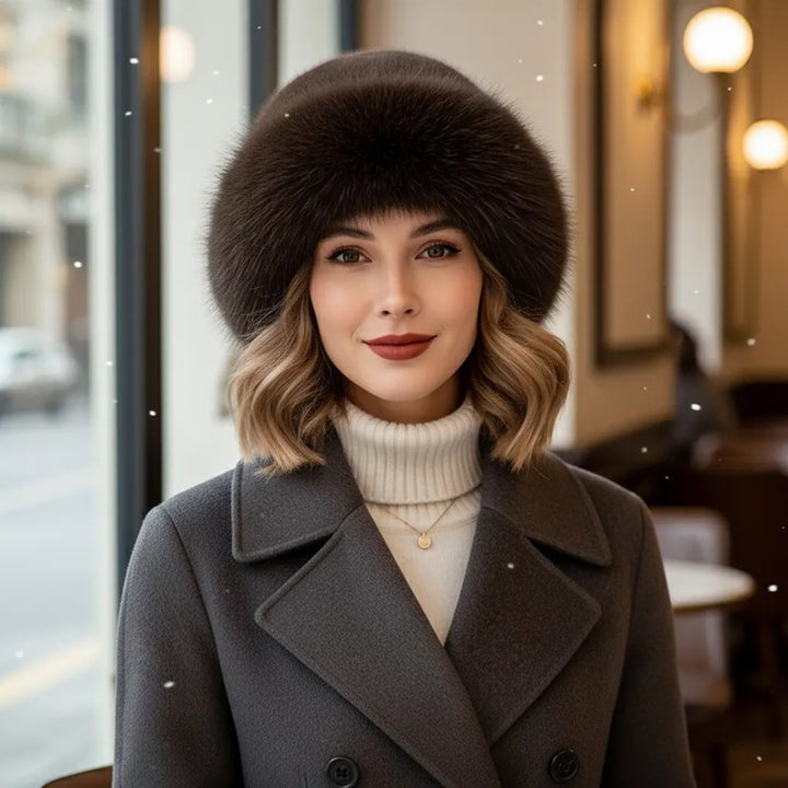 Gorro de invierno para mujer - Silueta redondeada