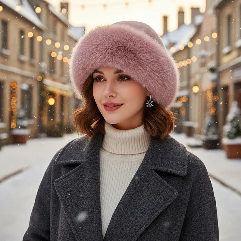 Gorro de invierno para mujer - Silueta redondeada