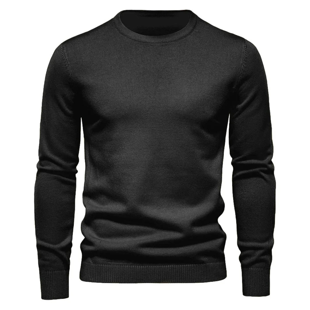 Jersey Básico para Hombre – Negro