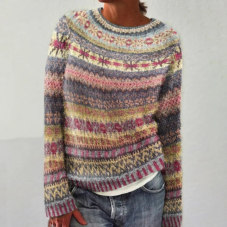 Jersey con Estampado Étnico
