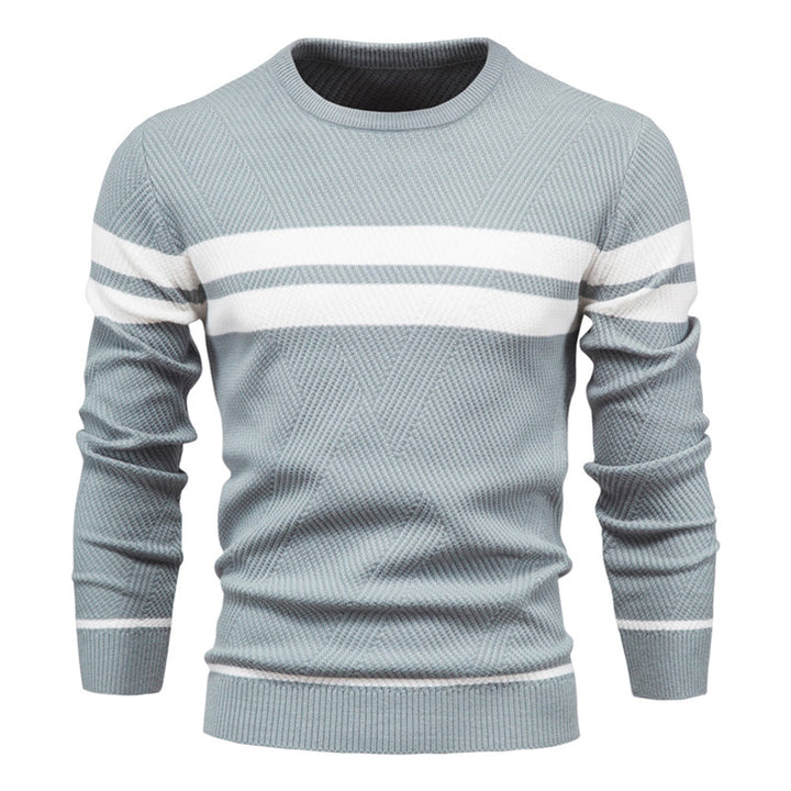 Jersey con Franjas Horizontales – Azul