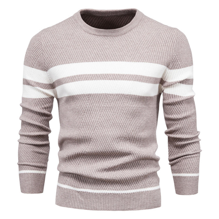 Jersey con Franjas Horizontales – Beige
