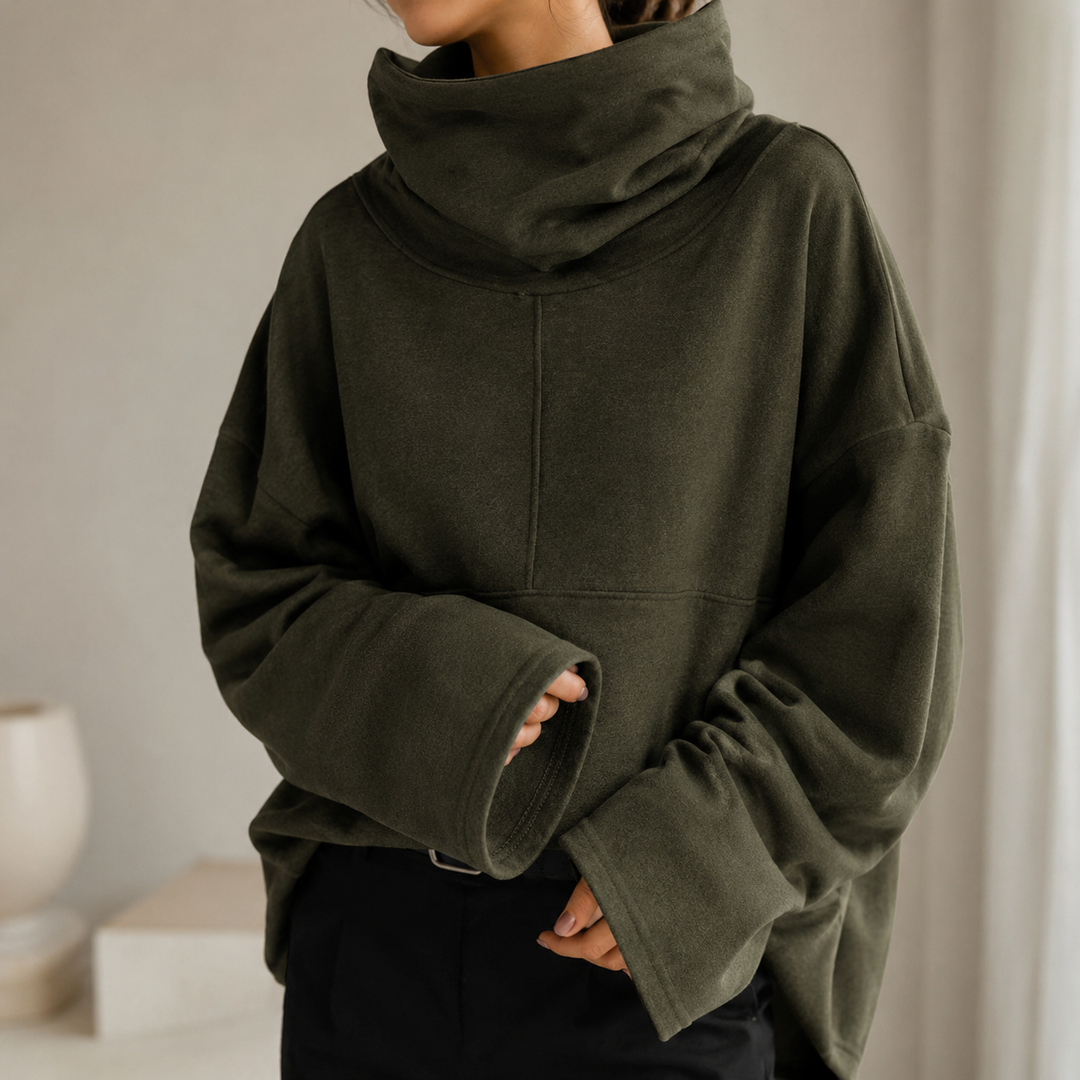 Jersey de Cuello Chimenea