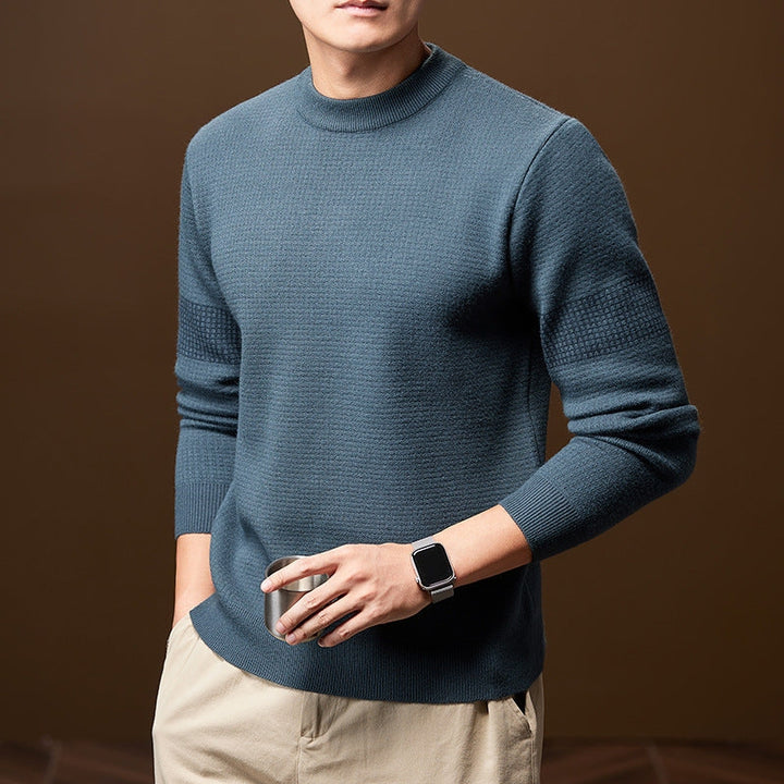 Jersey de Cuello Redondo – Azul Acero