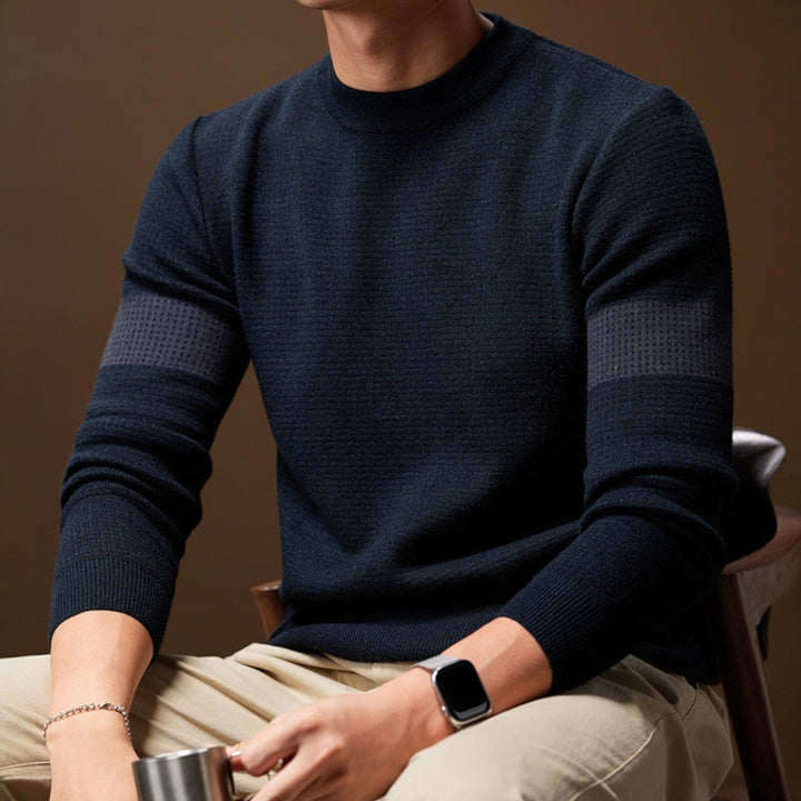 Jersey de Cuello Redondo – Azul Marino Oscuro