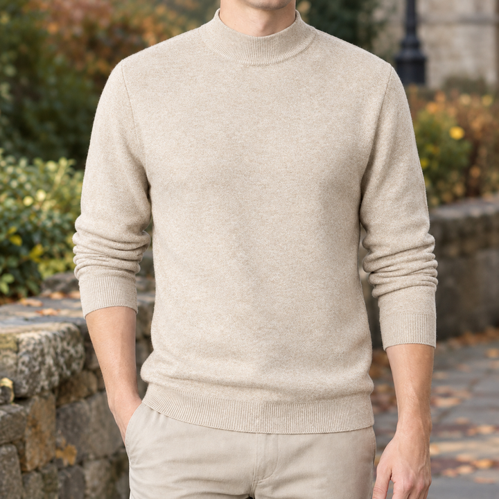 Jersey de Cuello Semialto – Camel