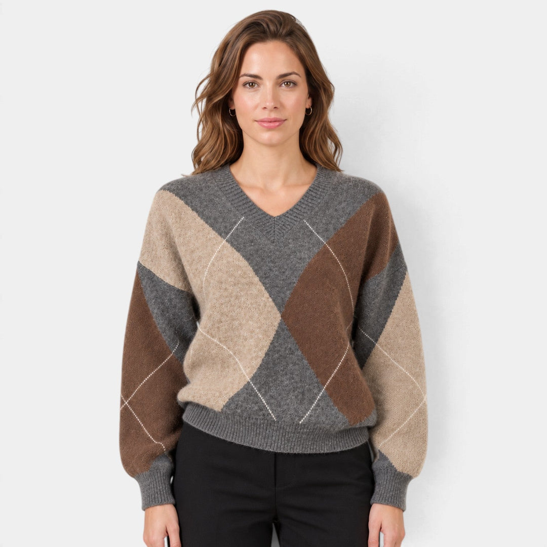 Jersey de Rombos Clásico – Camel