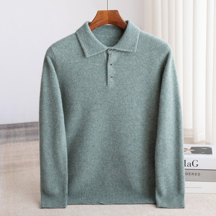 Jersey Estilo Polo con Botones – Verde