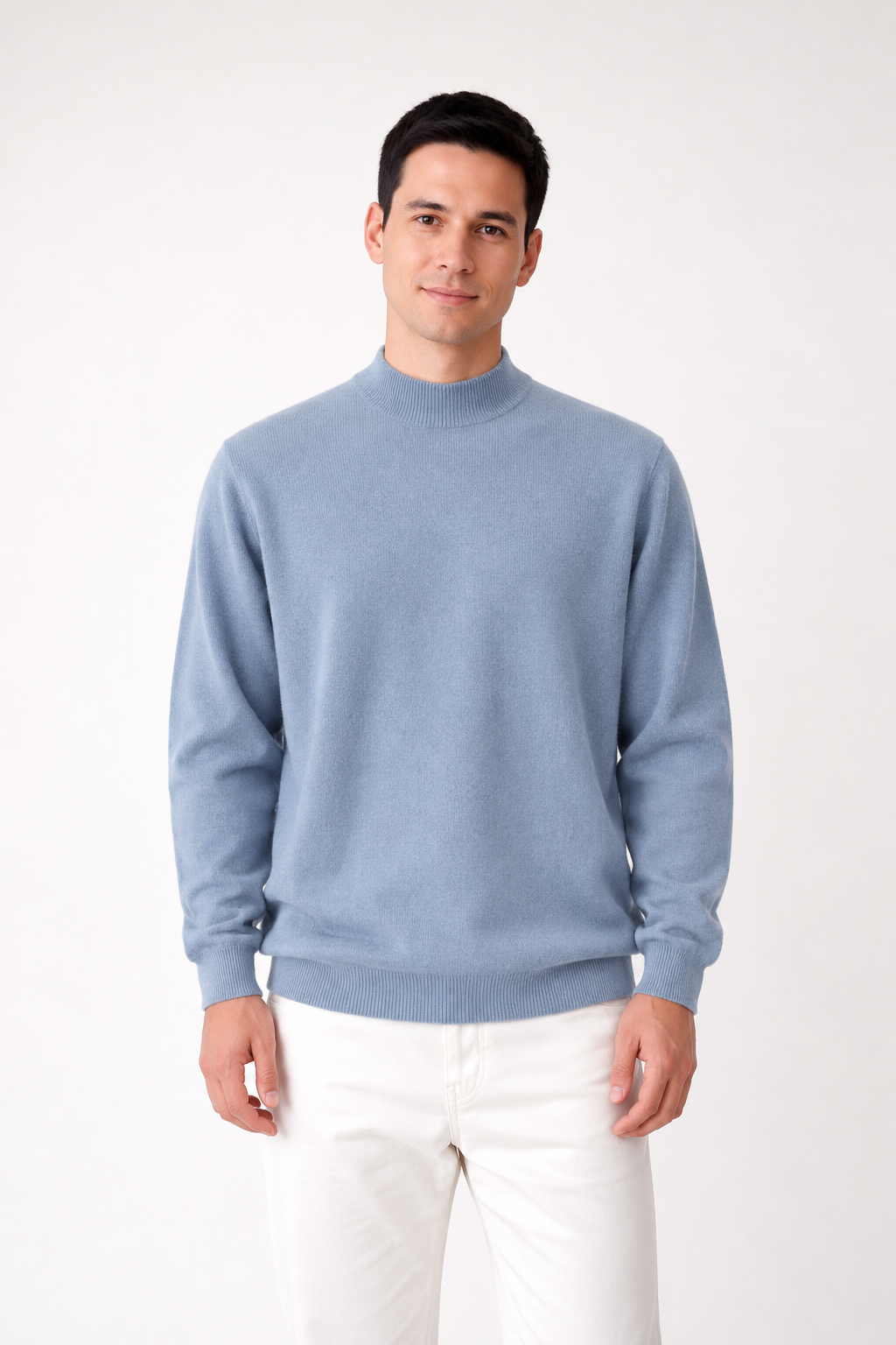 Jersey Minimalista de Cuello Subido