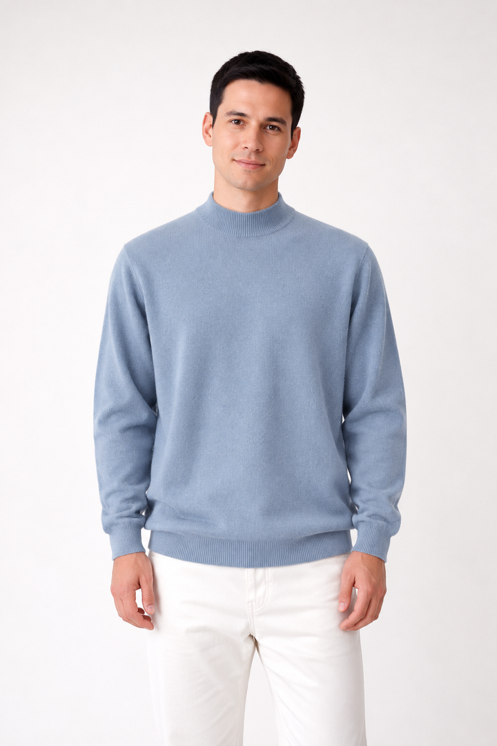 Jersey Minimalista de Cuello Subido