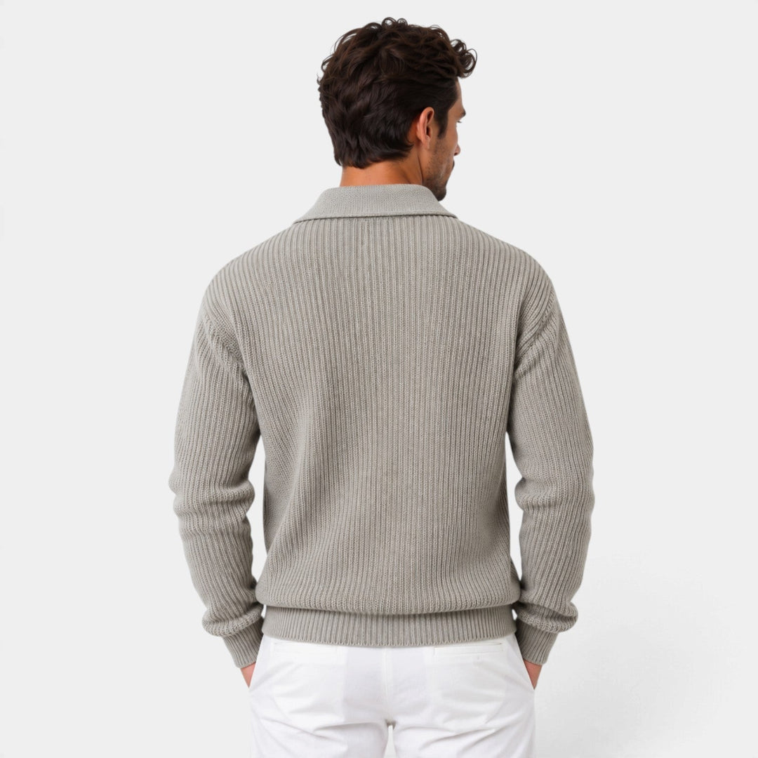 Jersey Relajado con Solapa