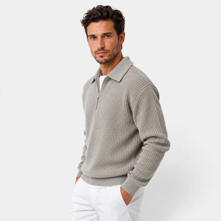 Jersey Relajado con Solapa