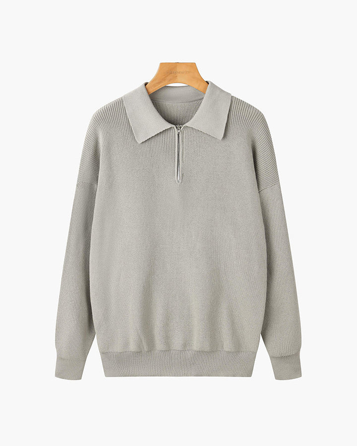 Jersey Relajado con Solapa