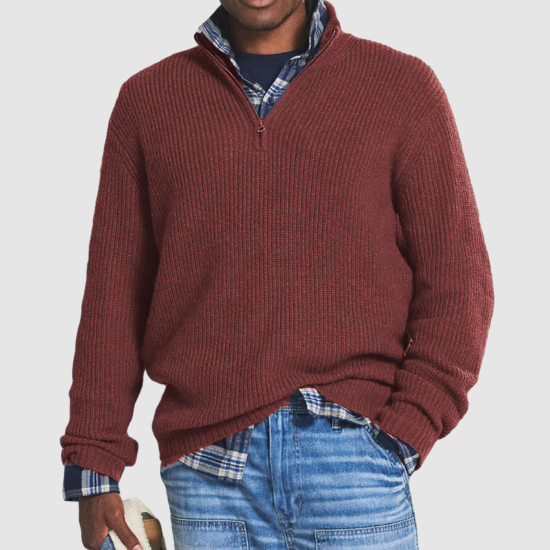 Jersey Suave con Cremallera