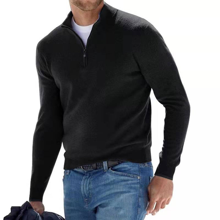 Jersey Urbano con Cremallera – Negro