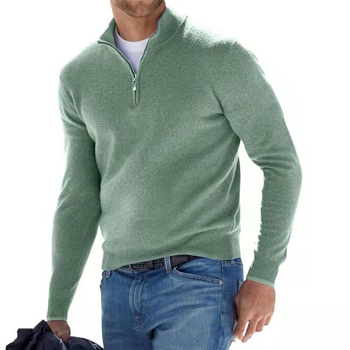 Jersey Urbano con Cremallera – Verde
