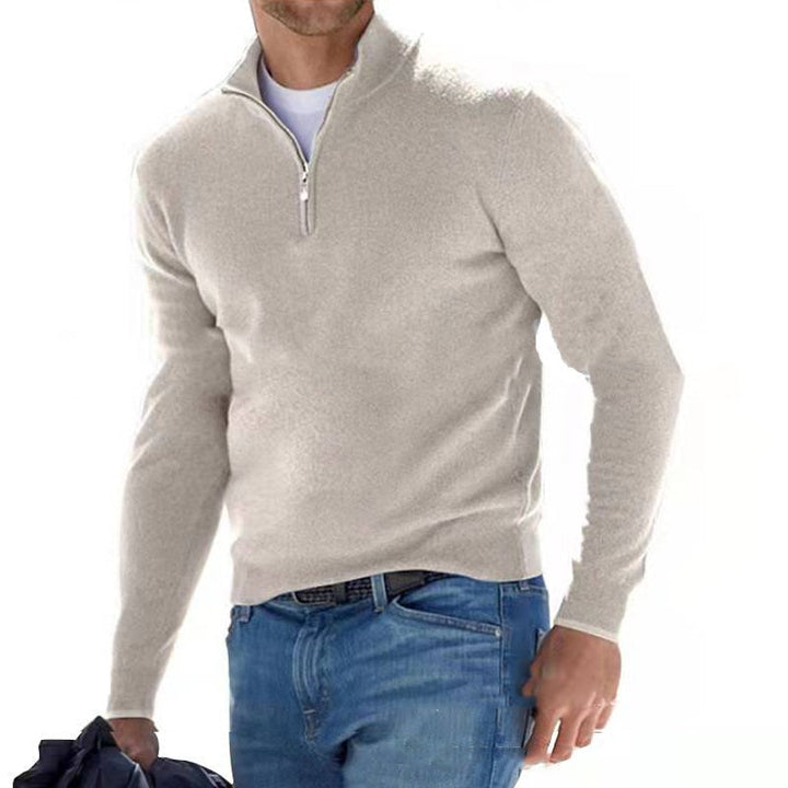 Jersey Urbano con Cremallera – Beige