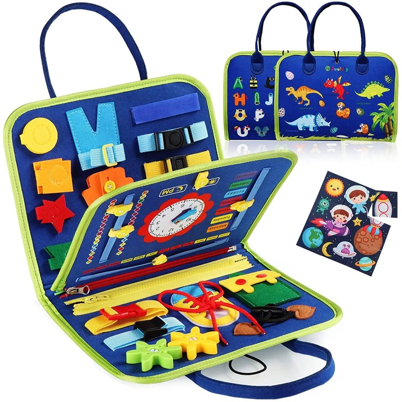 Juguete Educativo Montessori para Niños - Tablero de Actividades