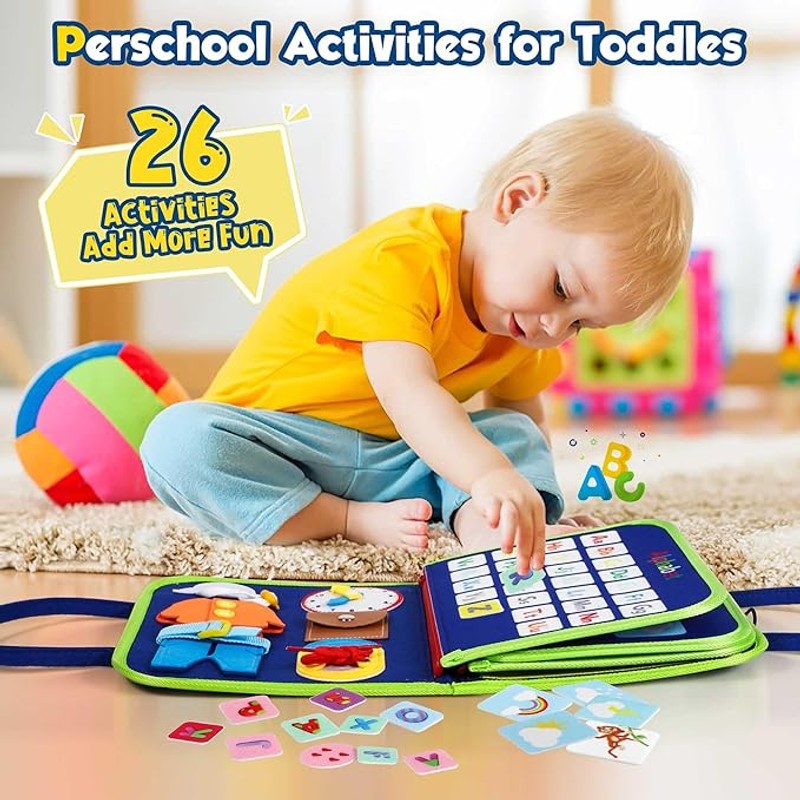 Juguete Educativo Montessori para Niños - Tablero de Actividades