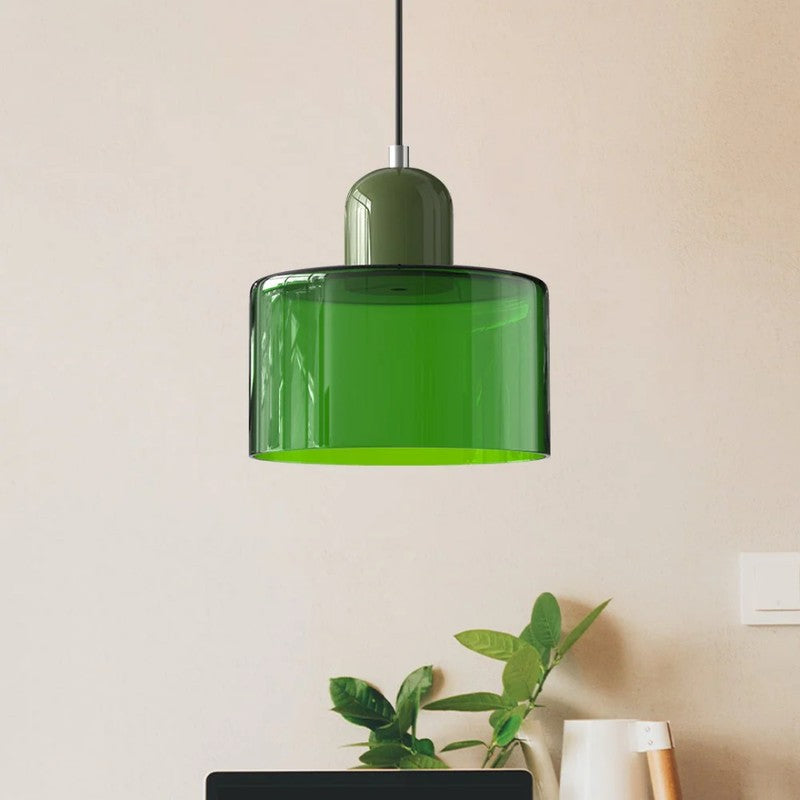 Lámpara Colgante de Estilo Retro con Variantes de Color
