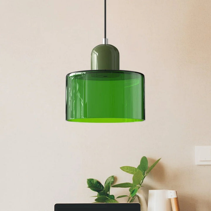 Lámpara Colgante de Estilo Retro con Variantes de Color