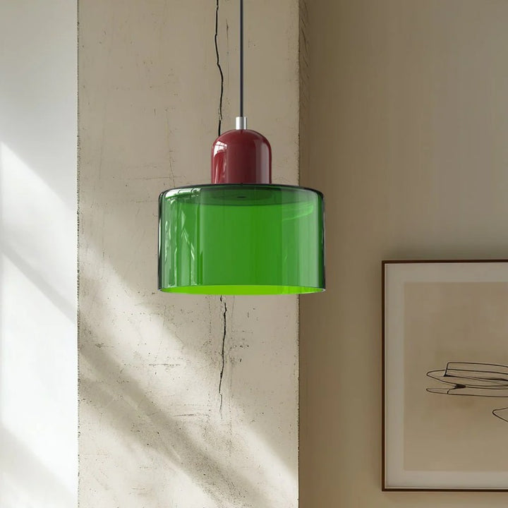 Lámpara Colgante de Estilo Retro con Variantes de Color