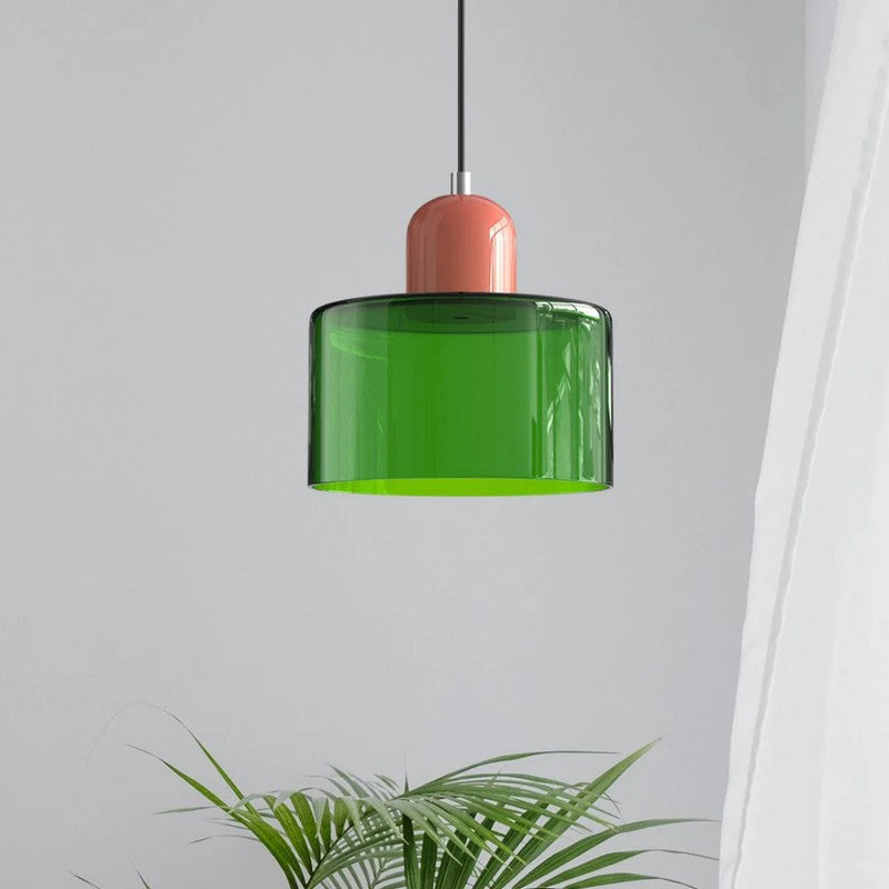 Lámpara Colgante de Estilo Retro con Variantes de Color