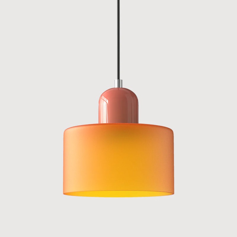 Lámpara Colgante de Estilo Retro con Variantes de Color