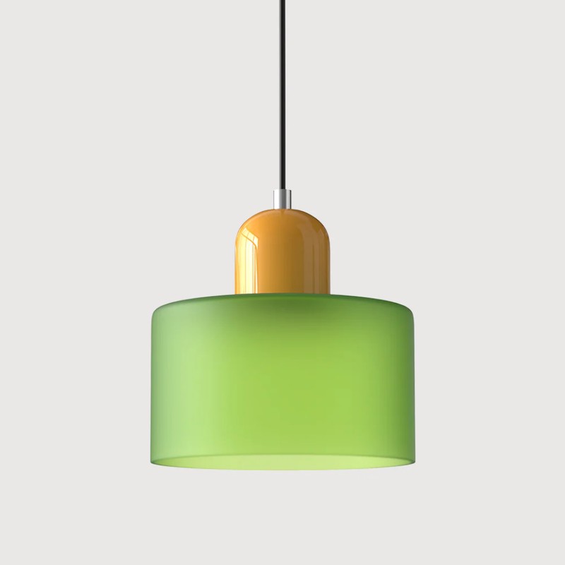 Lámpara Colgante de Estilo Retro con Variantes de Color
