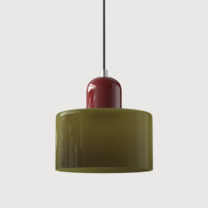 Lámpara Colgante de Estilo Retro con Variantes de Color