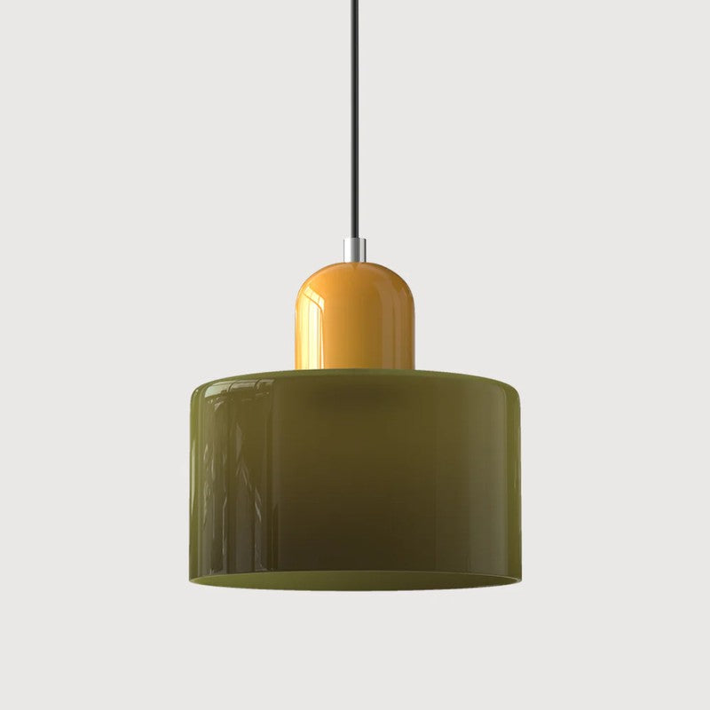Lámpara Colgante de Estilo Retro con Variantes de Color