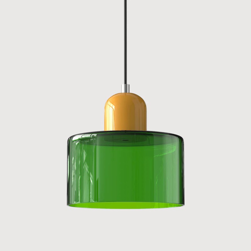 Lámpara Colgante de Estilo Retro con Variantes de Color
