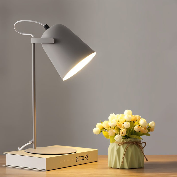 Lámpara de Mesa Orientable - Pantalla Cónica