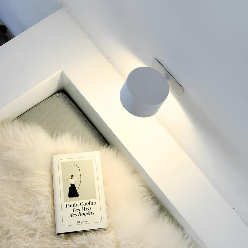 Lámpara de pared inalámbrica recargable - Diseño moderno con rotación 360°
