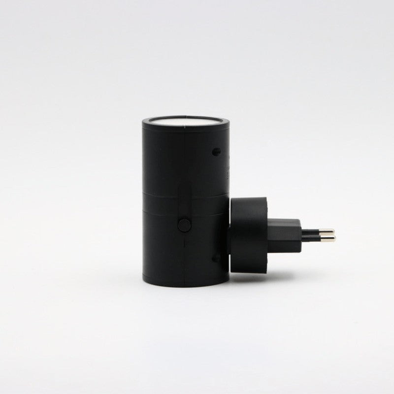 Lámpara de pared LED regulable con sensor de luz - Negro mate