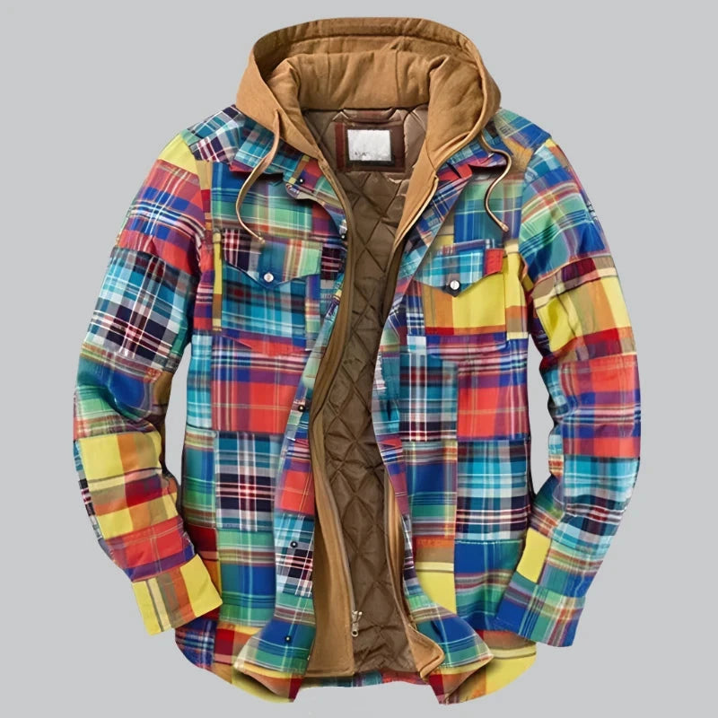 Chaqueta Camisera con Capucha – Meerkleurig