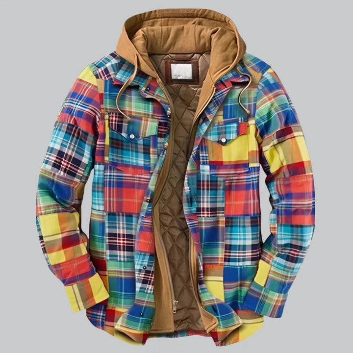 Chaqueta Camisera con Capucha – Meerkleurig