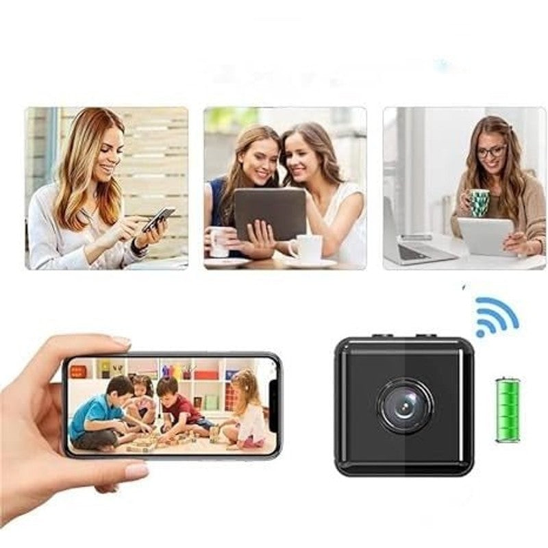 Mini Cámara de Seguridad Inalámbrica 1080p Full HD - WiFi con Detección de Movimiento