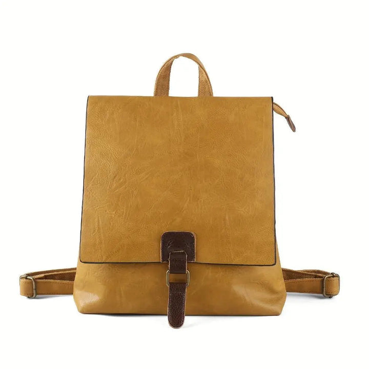 Mochila Urbana con Solapa – Amarillo