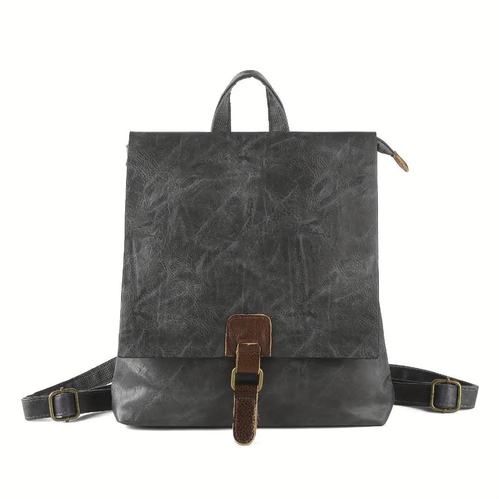 Mochila Urbana con Solapa – Gris Oscuro