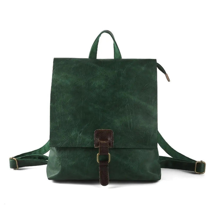 Mochila Urbana con Solapa – Verde Oscuro