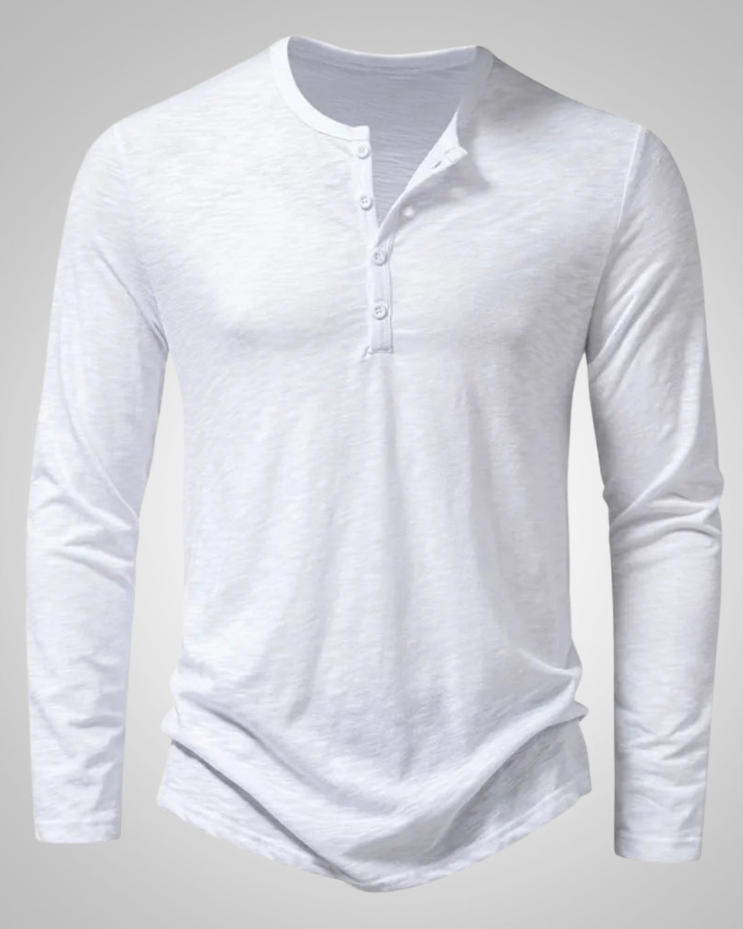 Camiseta Relajada con Botones – Blanco