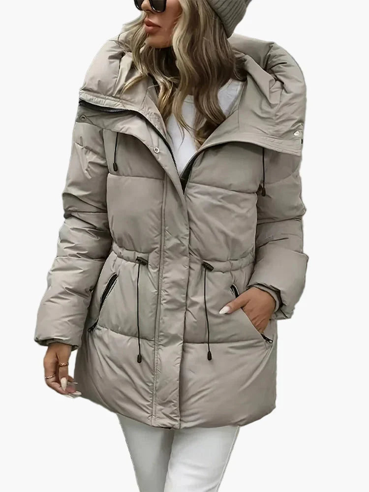 Chaqueta Acolchada con Cordón
