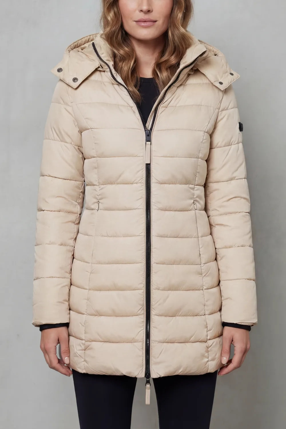Chaqueta Acolchada de Invierno – Caqui