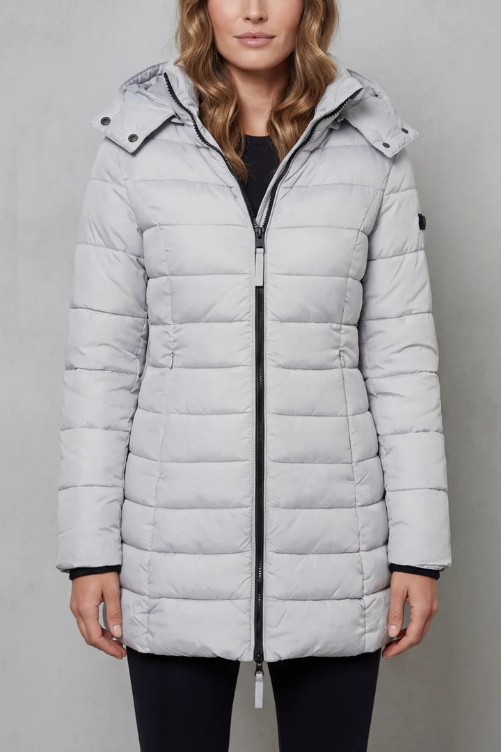 Chaqueta Acolchada de Invierno – Gris