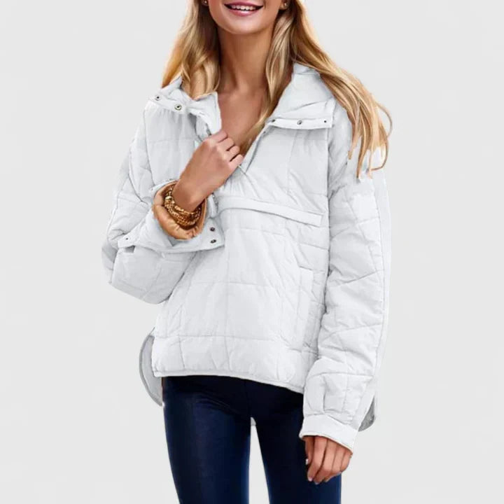 Chaqueta Anorak Acolchada – Blanco