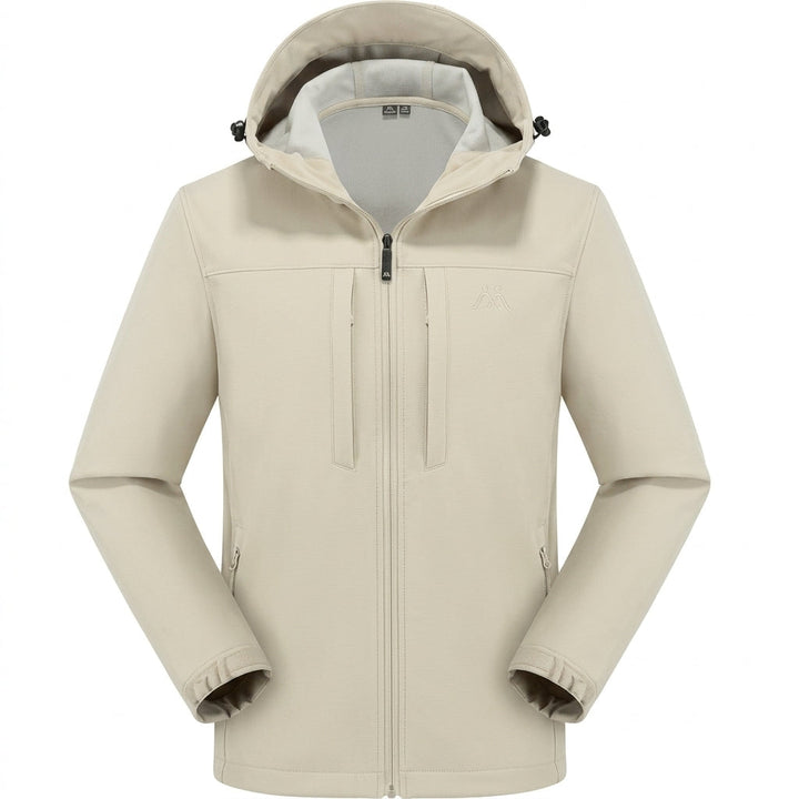 Chaqueta Ergonómica con Capucha – Beige