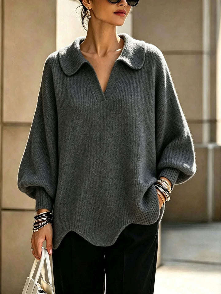 Jersey con Cuello Camisero