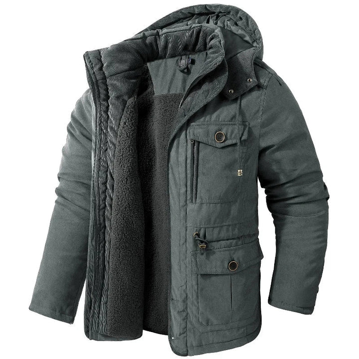 Parka Urbana con Capucha – Gris